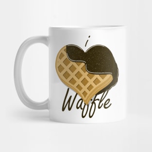 I Love Waffle Mug